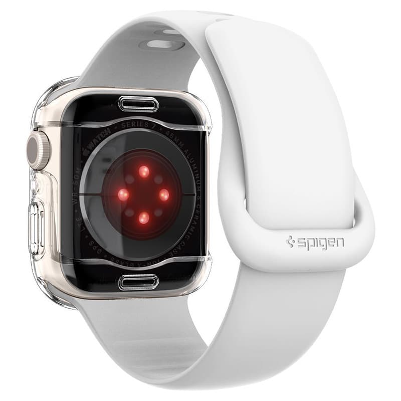 Spigen Ultra Hybrid - Case for Apple Watch 7/8/9 45mm (Transparent) 6