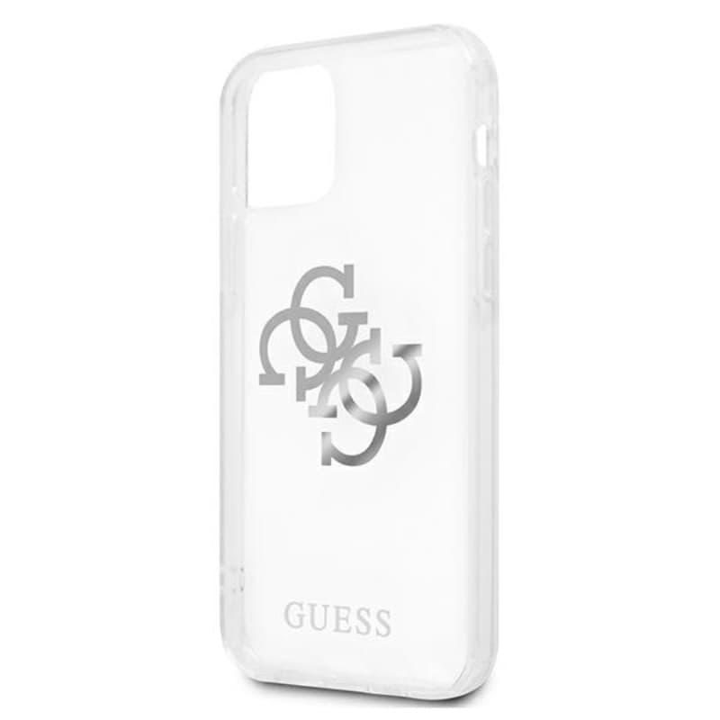 Guess 4G Big Logo Charm - Case for iPhone 12 Pro Max (Silver) 6