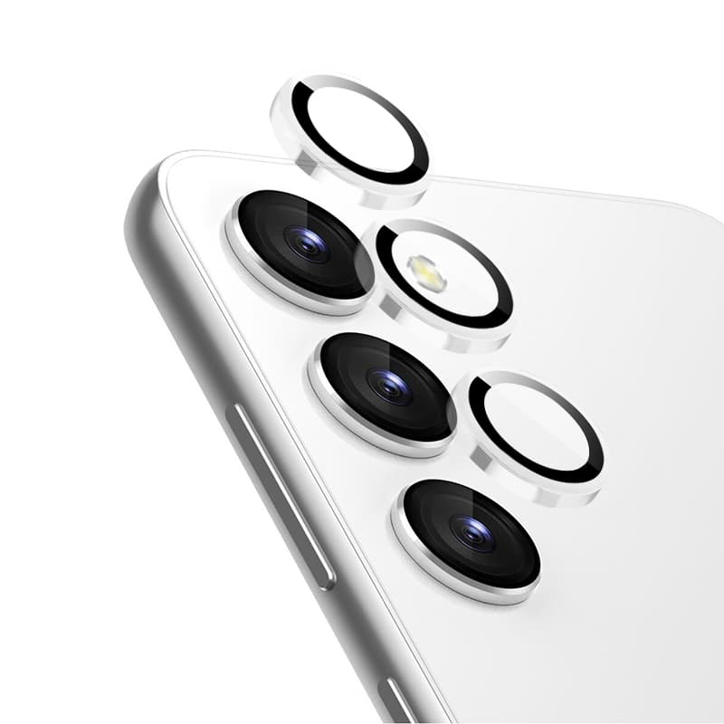 Crong Lens Ring - Tempered Glass for Samsung Galaxy S24 Camera Lens (Transparent)