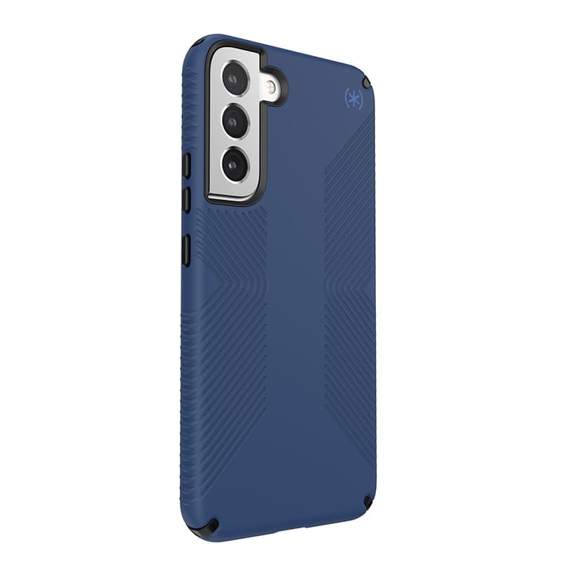Speck Presidio2 Grip - Case for Samsung Galaxy S22+ with MICROBAN  (Coastal Blue/Black) 4