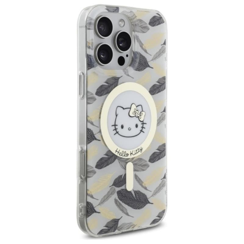 Hello Kitty IML Golden Leaves MagSafe - Case for iPhone 16 Pro Max (white) 4