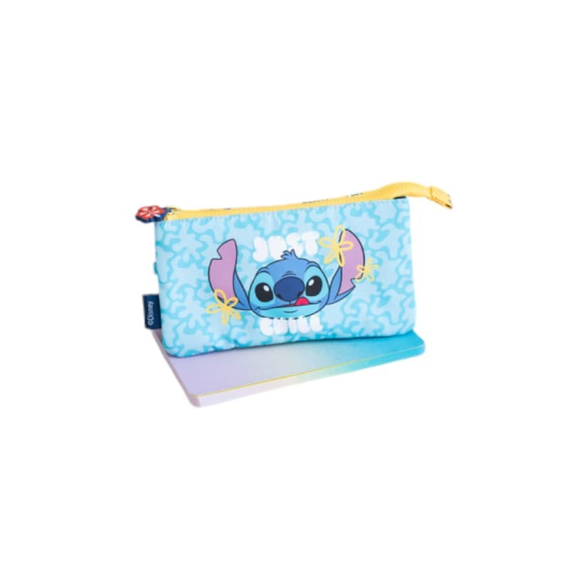 Disney Stitch - 3-compartment pencil case from the Tropical collection 4