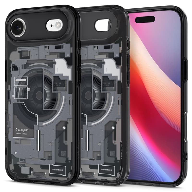 Spigen Ultra Hybrid Mag MagSafe - Case for iPhone Air (Zero One Black) 1
