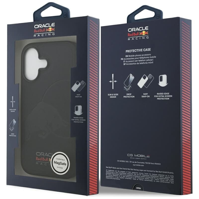 Red Bull Meshed Debossed Bull MagSafe - iPhone 17 Case (Navy Blue) 8