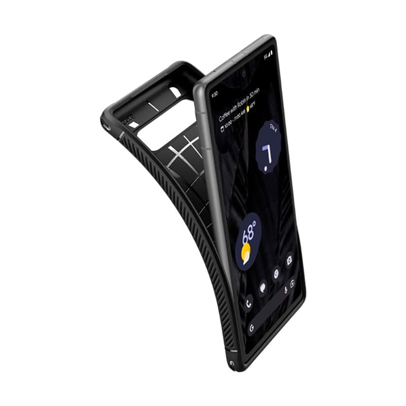 Spigen Rugged Armor - Case for Google Pixel 7A (Black) 8