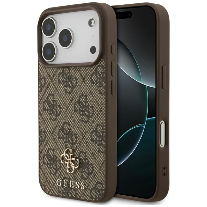 Guess 4G Small 4G and Classic MagSafe - Case iPhone 17 Pro (brown) 1