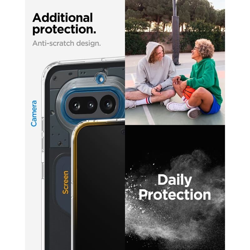 Spigen Ultra Hybrid - Case for Nothing Phone 4a (Crystal Clear) 8