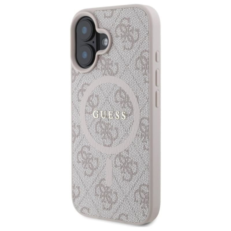 Guess 4G Ring Classic Logo MagSafe - Case for iPhone 16 (pink) 2