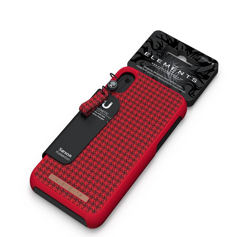 Nordic Elements Saeson Idun - Case for iPhone Xs Max (Red) 5