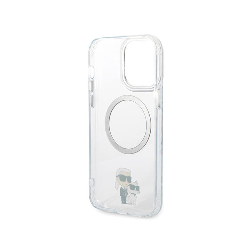 Karl Lagerfeld IML NFT Karl & Choupette MagSafe - Case for iPhone 13 Pro Max (Transparent) 7
