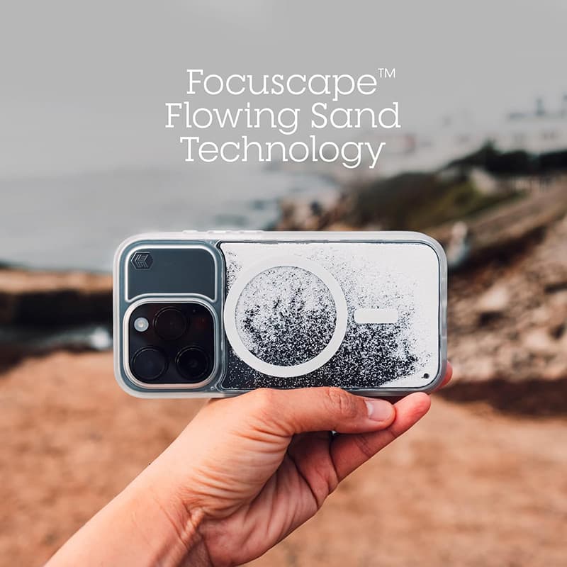 STM Relax Sand MagSafe - Case for iPhone 15 Pro (Black / Grey) 6