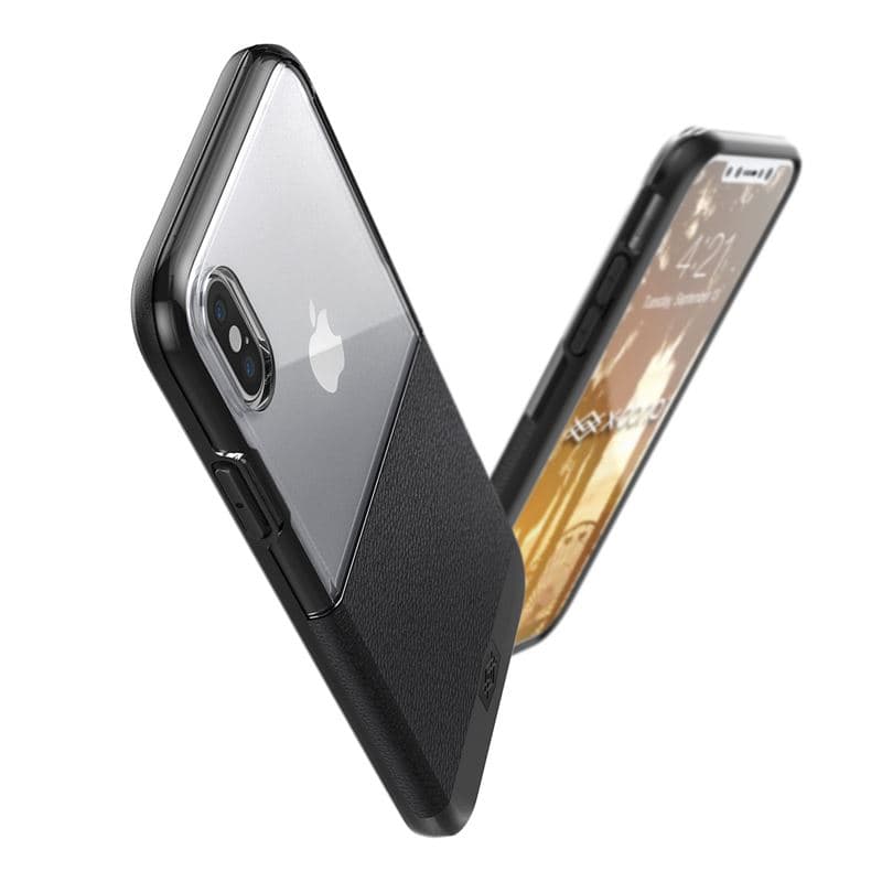 X-Doria Dash - Case for iPhone X (Black Leather) 5