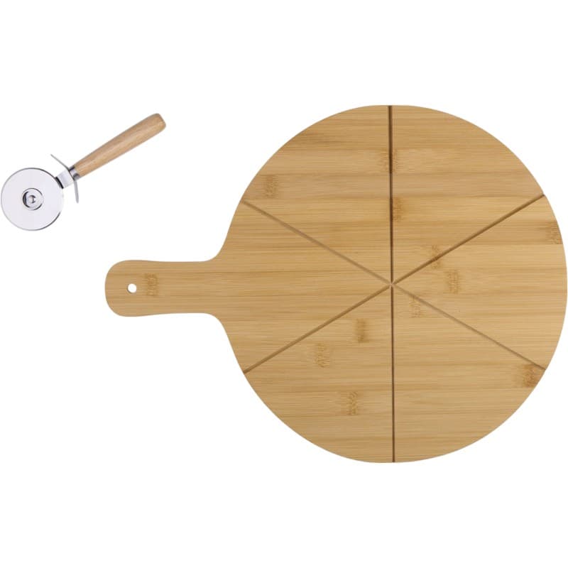 Alpina - Pizza serving set, 34 cm board + knife 2