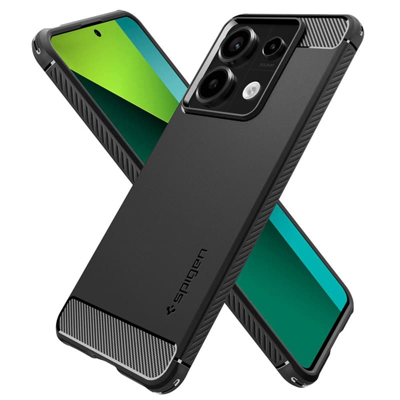 Spigen Rugged Armor - Case for Xiaomi Redmi Note 13 Pro 5G/POCO X6 5G (Matte Black) 6