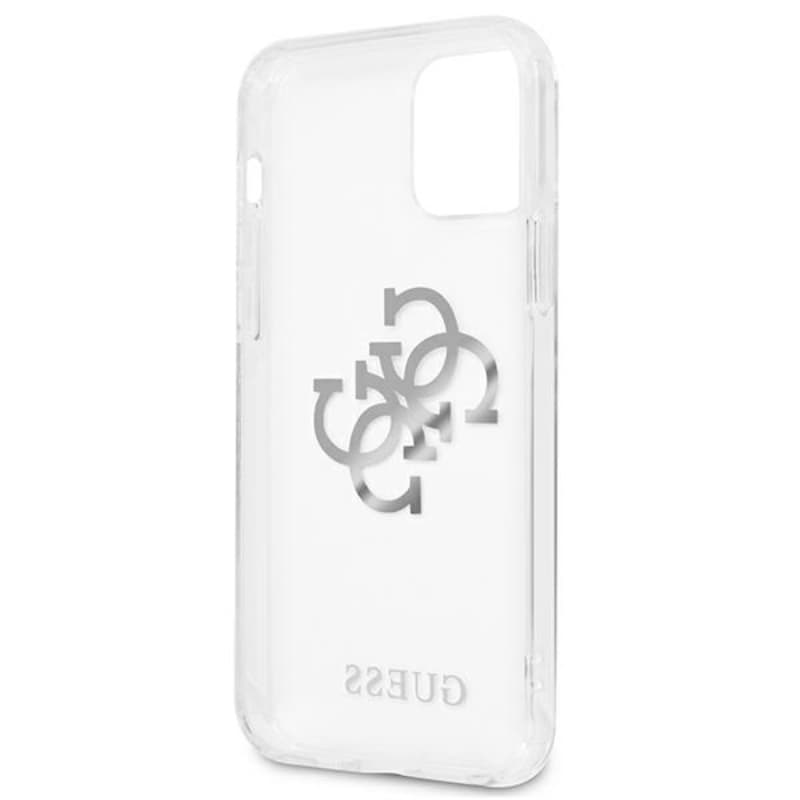 Guess 4G Big Logo Charm - Case for iPhone 12 Pro Max (Silver) 7