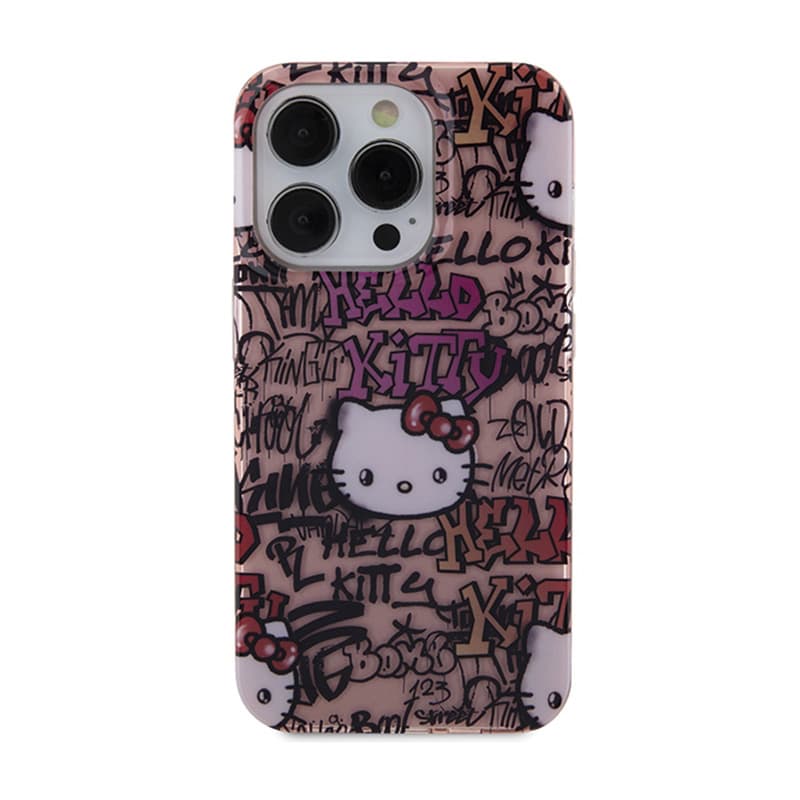 Hello Kitty IML Tags Graffiti - iPhone 15 Pro Max case (pink) 3