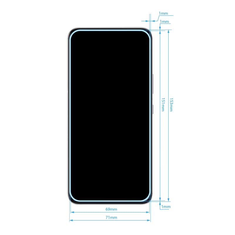Crong 7D Nano Flexible Glass - 9H hybrid glass for the entire Samsung Galaxy S22+ screen 2