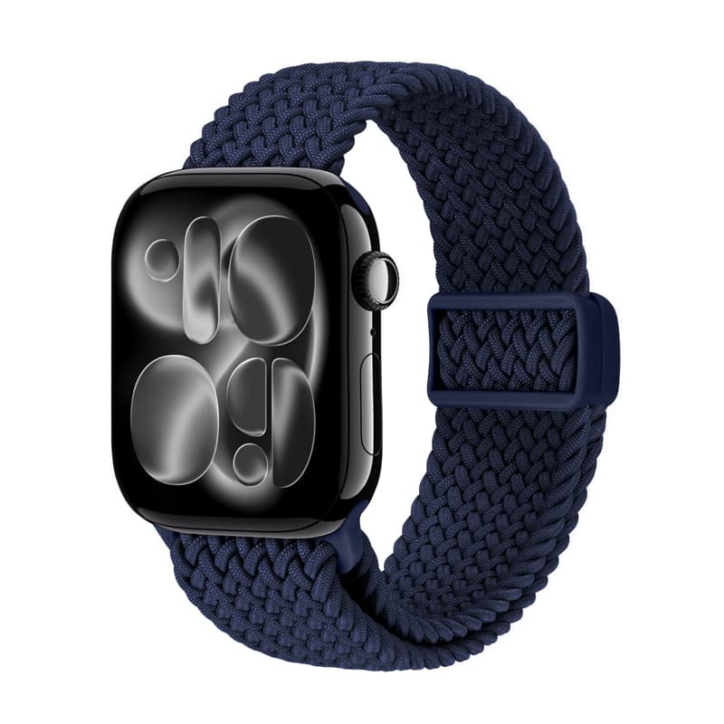 Crong Wave Band - Braided strap for Apple Watch 38/40/41/42 mm (navy blue) 5