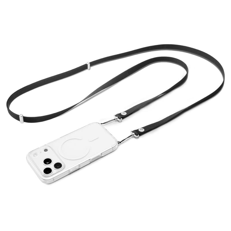 Spigen DA30L Lanyard Strap Crossbody - Universal Phone Strap/Lanyard (Black) 2