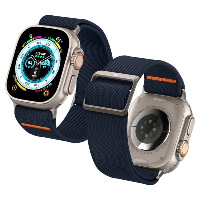 Spigen Fit Lite Ultra - Strap for Apple Watch 42/44/45/49 mm (Navy) 3