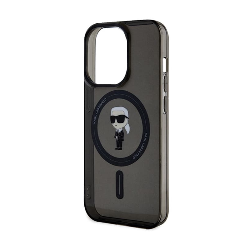 Karl Lagerfeld IML Ikonik MagSafe - iPhone 15 Pro Max Case (Black) 6