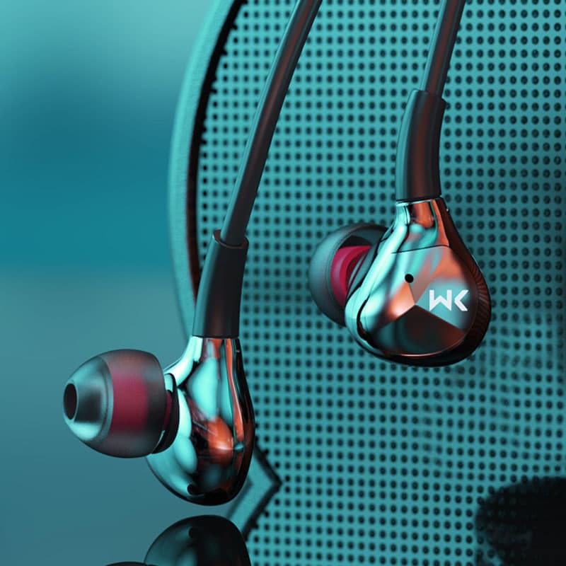 WEKOME YC06 Blackin Series - HiFi jack 3.5 mm wired headphones (White) 4