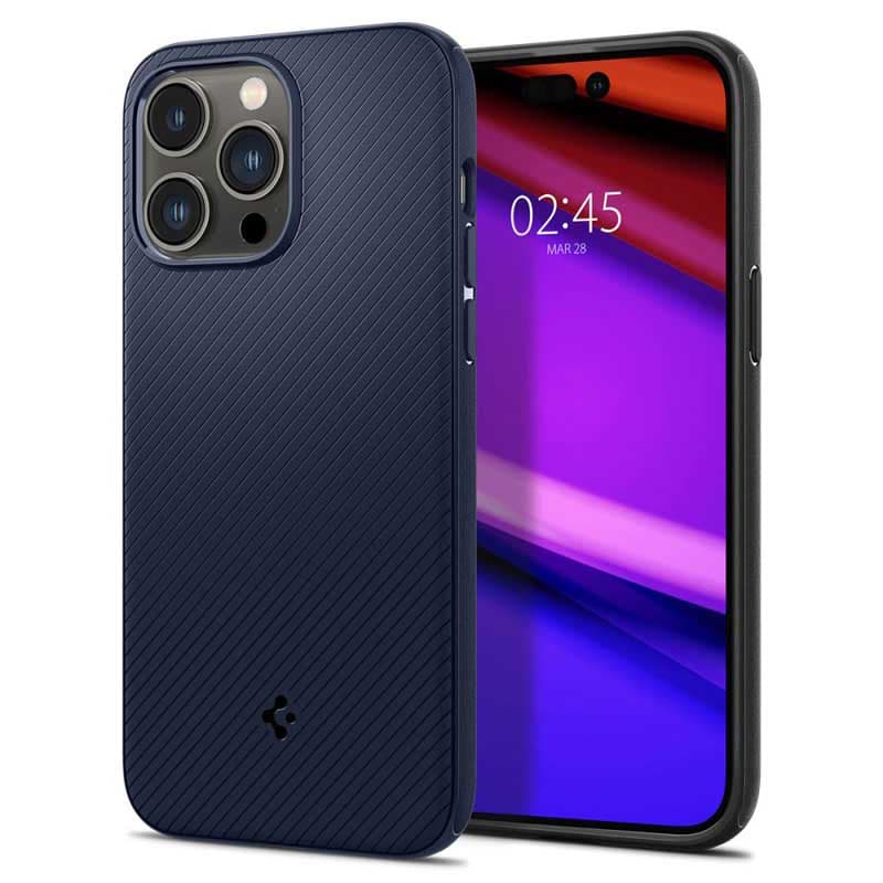 Spigen Mag Armor - Case for iPhone 14 Pro Max (Navy Blue) 8