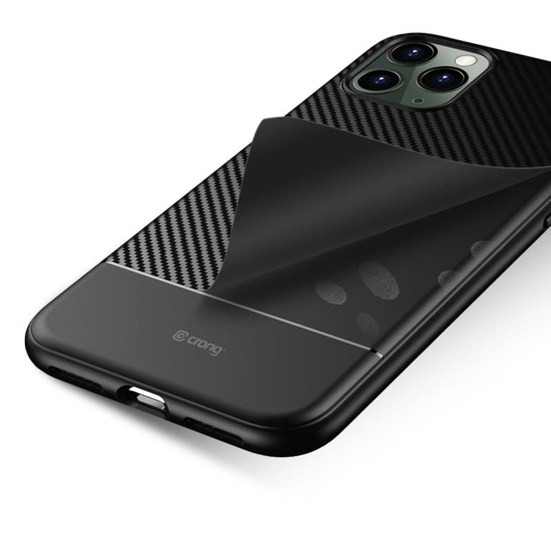 Crong Prestige Carbon Cover - iPhone 11 Pro Max Case (Black) 4