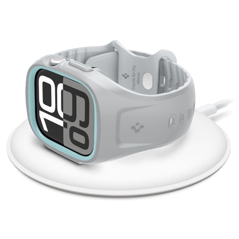 Spigen Liquid Air Pro - Band with Case for Apple Watch 10 46 mm (Grey) 6
