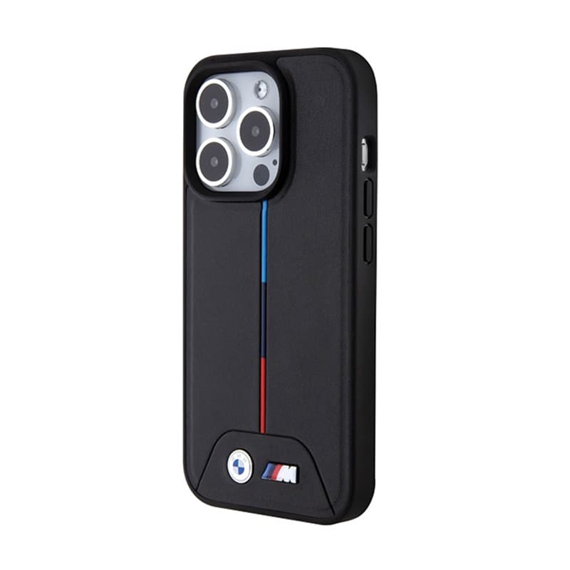 BMW Quilted Tricolor MagSafe - Case for iPhone 15 Pro (Black) 2