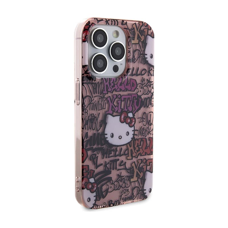 Hello Kitty IML Tags Graffiti - iPhone 15 Pro Max case (pink) 4