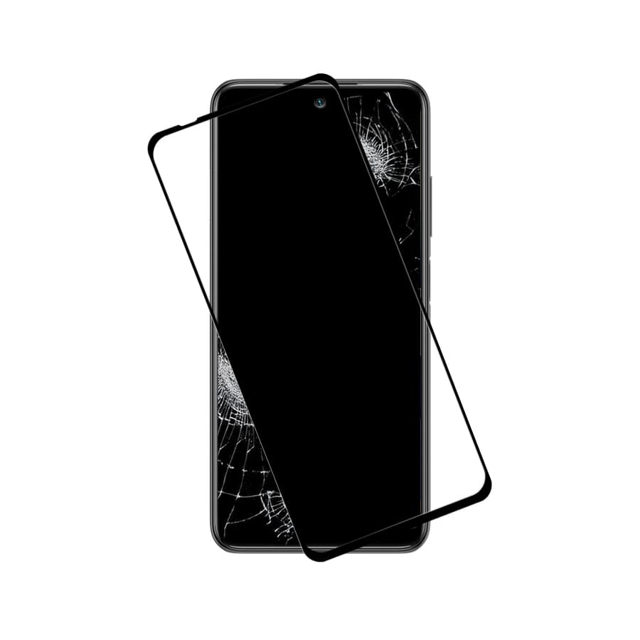 Crong 7D Nano Flexible Glass - Unbreakable 9H hybrid glass for the entire Xiaomi Redmi Note 10 5G screen 4