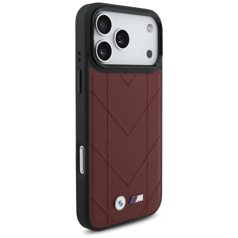BMW M Quilted Logo MagSafe - iPhone 17 Pro Max Case (Red) 4