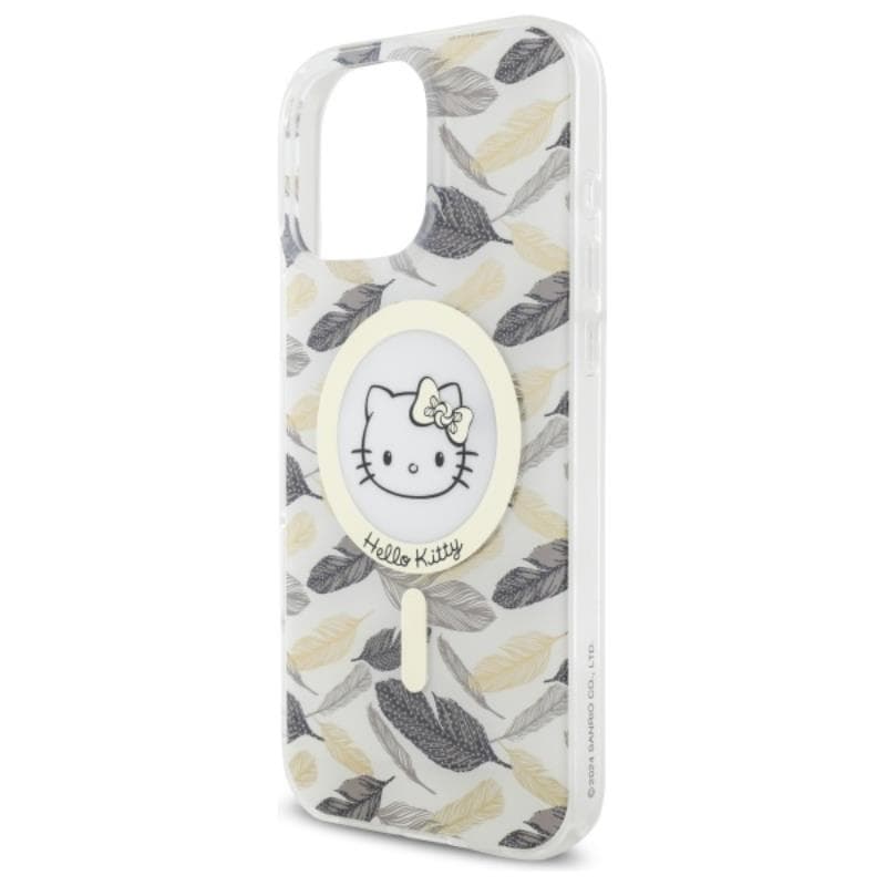 Hello Kitty IML Golden Leaves MagSafe - Case for iPhone 16 Pro Max (white) 6