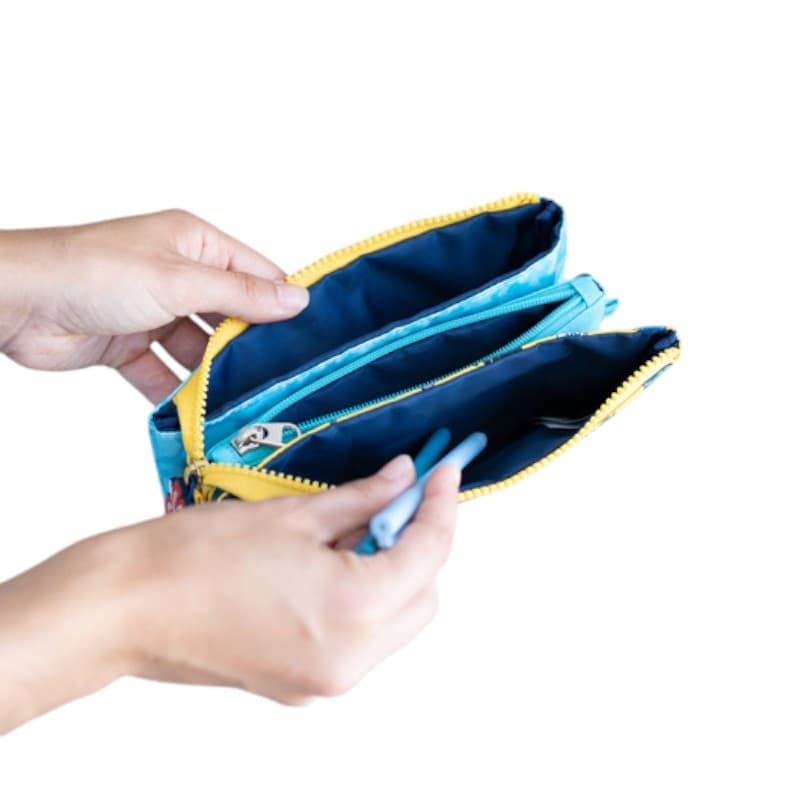 Disney Stitch - 3-compartment pencil case from the Tropical collection 6