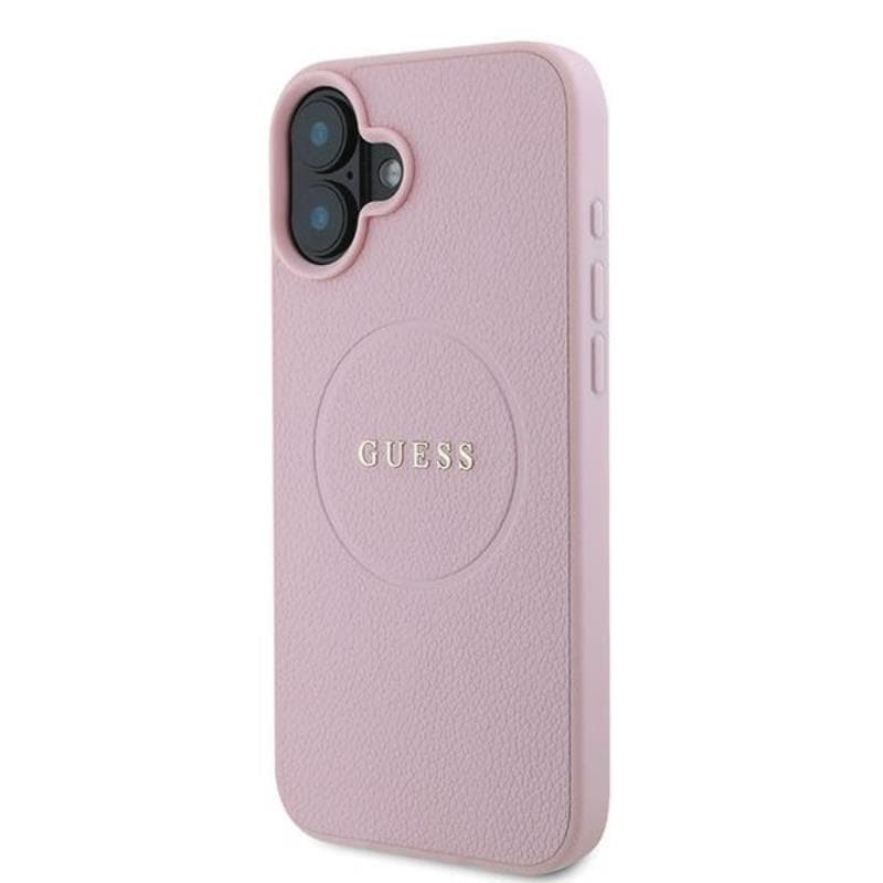 Guess Grained Ring MagSafe - Case iPhone 16 Plus (pink) 2