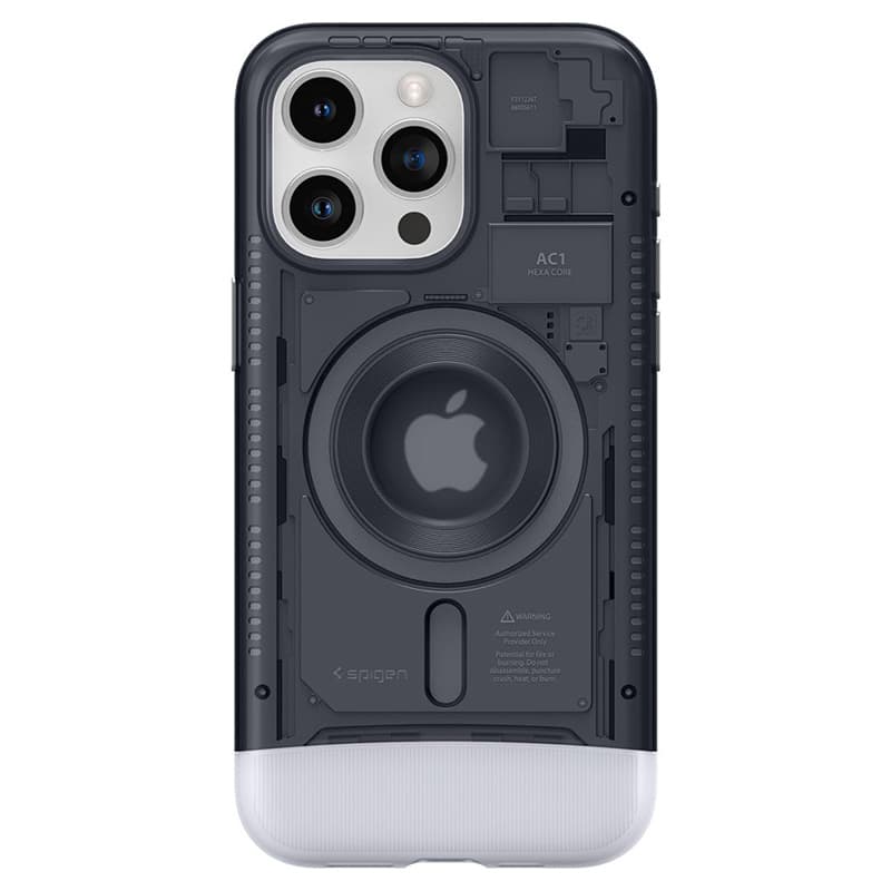 Spigen Classic C1 MagSafe - Case for iPhone 15 Pro Max (Graphite) 2