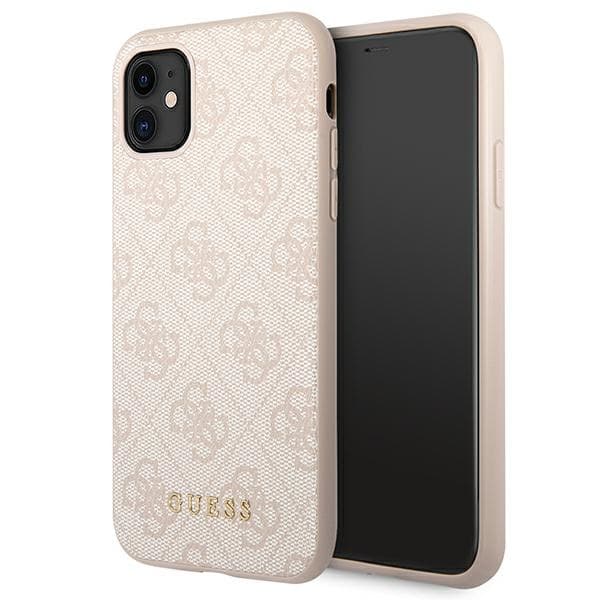 Guess 4G Metal Gold Logo - Case for iPhone 11 (pink) 1