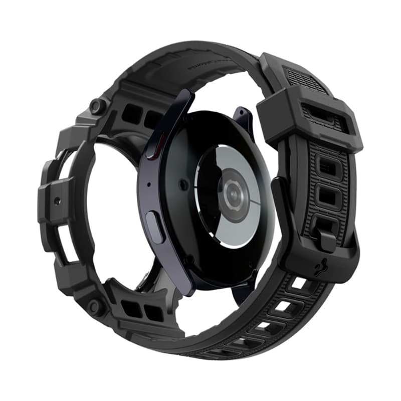 Spigen Rugged Armor Pro - Strap + Case for Samsung Galaxy Watch 7 40 mm (Matte Black) 7