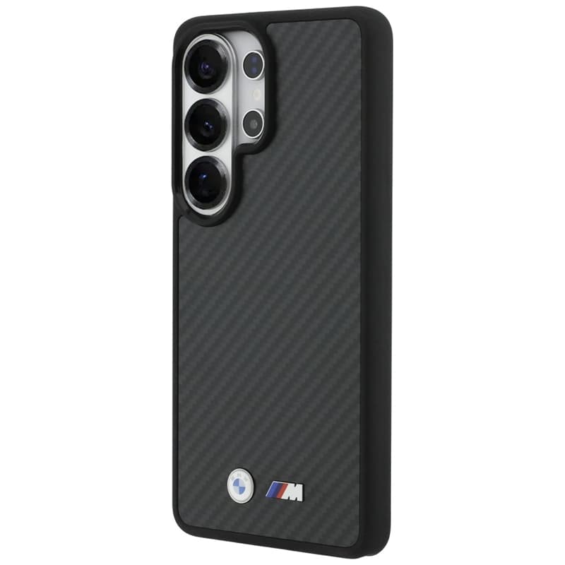 BMW M Kevlar Logo MagSafe - Samsung Galaxy S26 Ultra Case (Black) 2