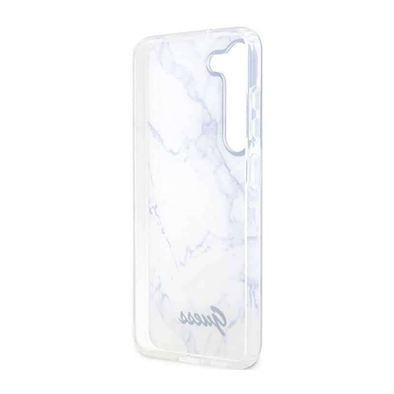 Guess Marble Collection - Case for Samsung Galaxy S23+ (White) 7