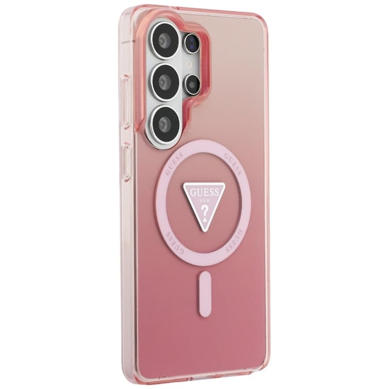 Guess IML Gradient Triangle MagSafe - Samsung Galaxy S26 Ultra Case (Pink) 4