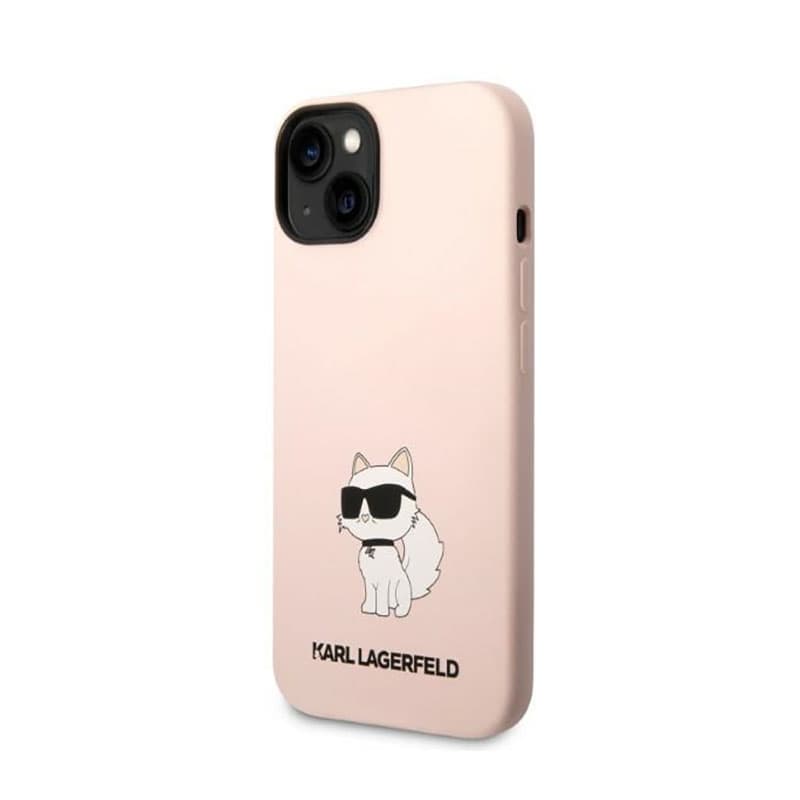 Karl Lagerfeld Silicone NFT Choupette - Case for iPhone 14 Plus (Pink) 2