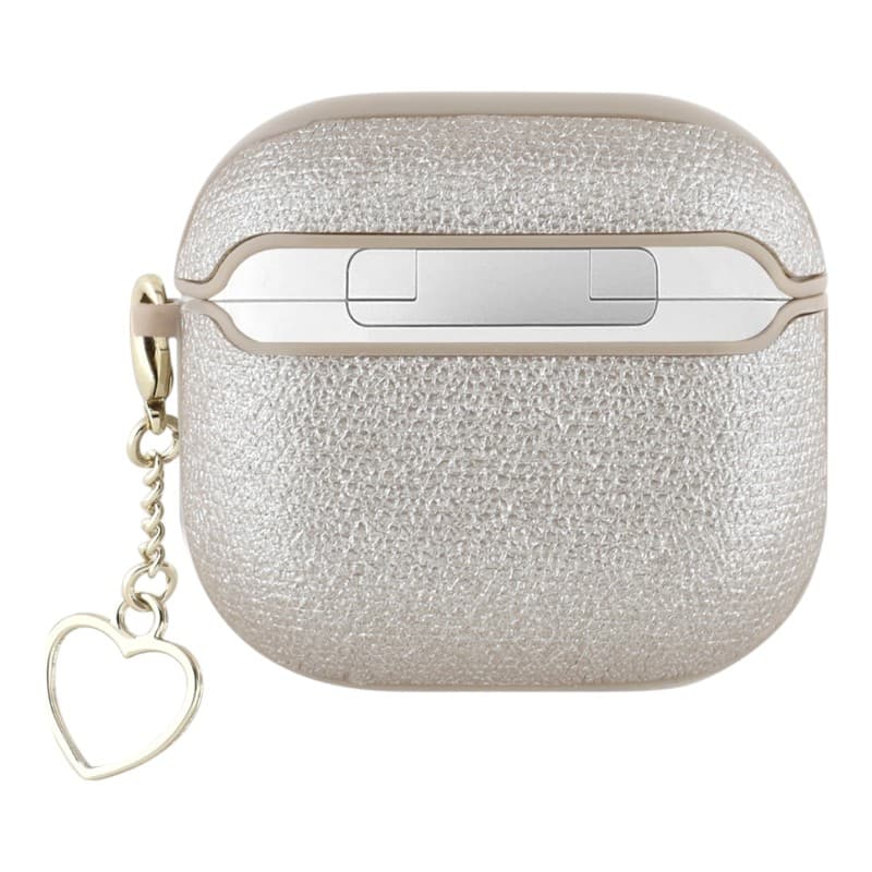 Guess Metallic Script Charm - AirPods 4 Case (gold) 2