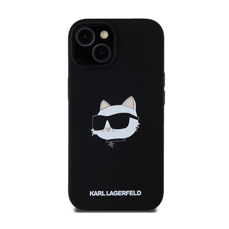 Karl Lagerfeld Silicone Choupette Head MagSafe - iPhone 15 / 14 / 13 Case (black) 3