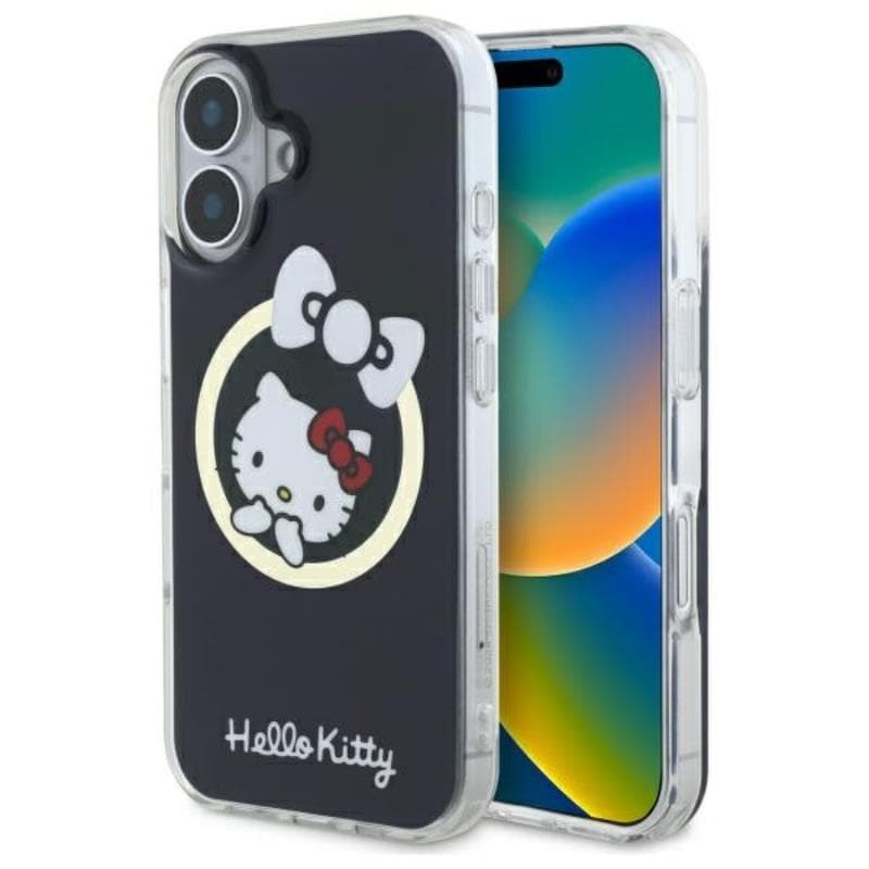 Hello Kitty IML Fun Bow MagSafe - Case for iPhone 16 (black) 1