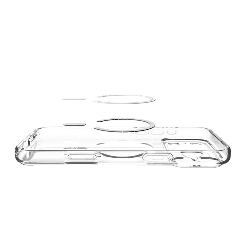 Spigen Ultra Hybrid Mag MagSafe - Case for iPhone 17 Pro Max (Clear/Orange) 7
