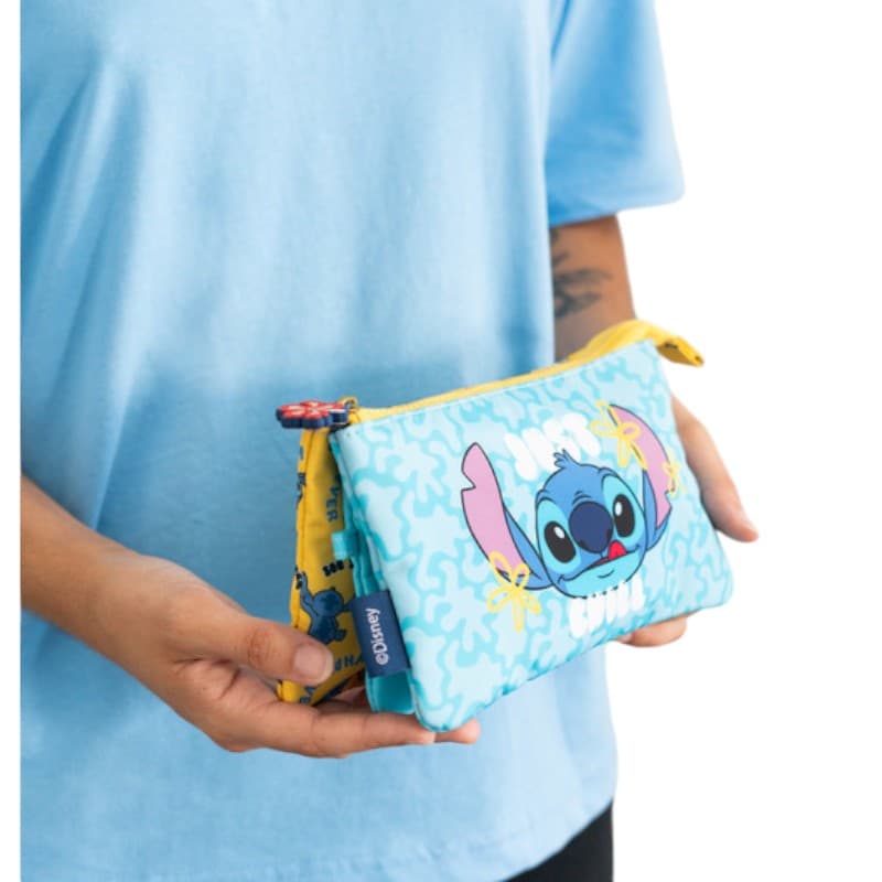 Disney Stitch - 3-compartment pencil case from the Tropical collection 7