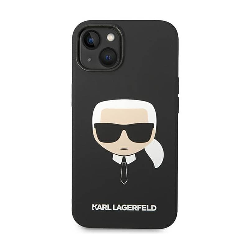 Karl Lagerfeld Silicone Ikonik Karl`s Head – Case for iPhone 14 Plus (Black) 3