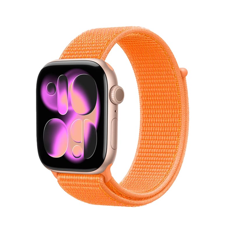 Crong Nylon - Sport Band for Apple Watch 38/40/41/42 mm (Tropical Orange) 1